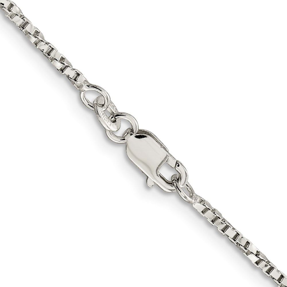 Sterling Silver 1.75mm Twisted Box Chain 18 Inches