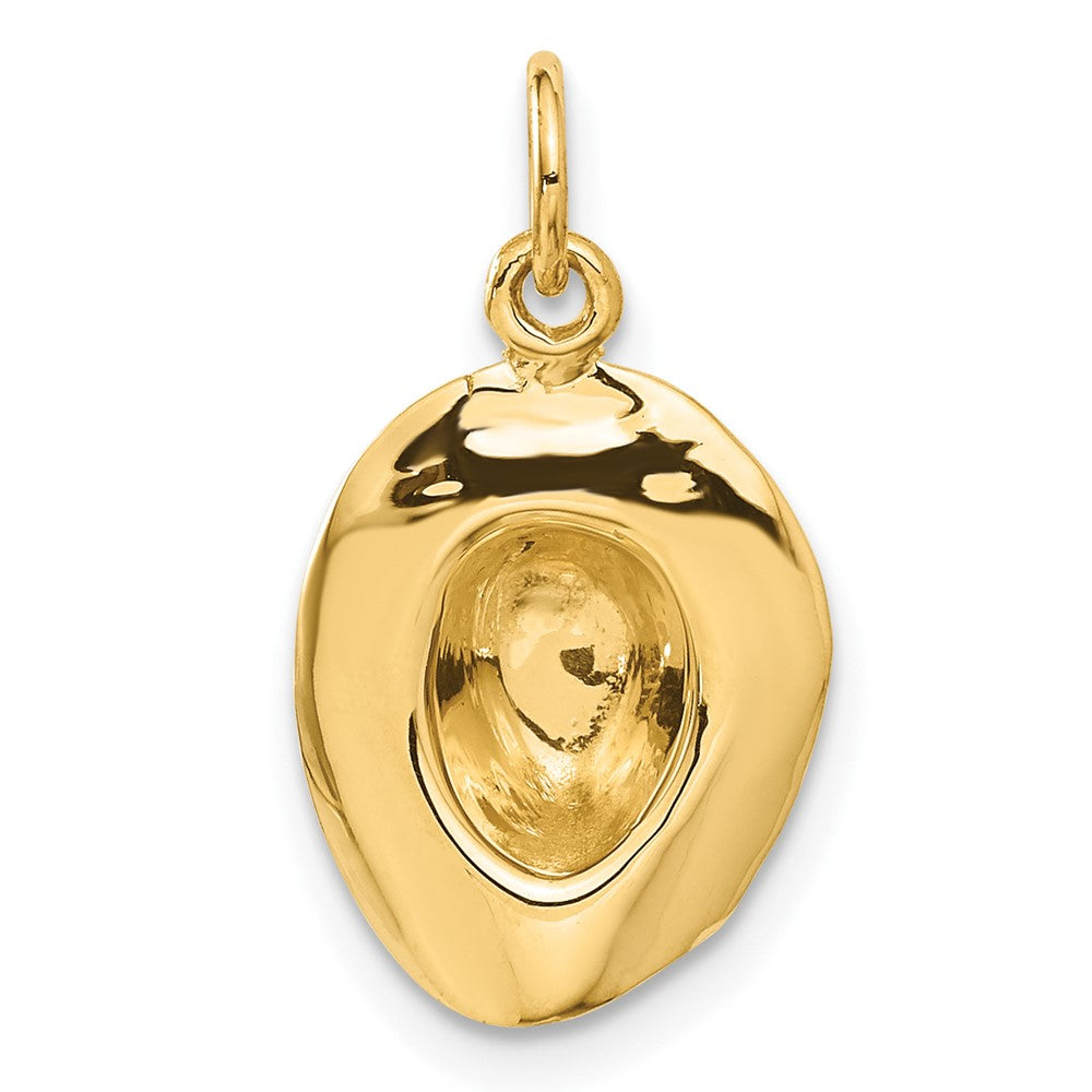 10k Yellow Gold Hat Charm