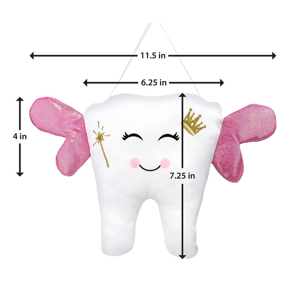 Lillian Rose Plush Tooth Fairy with Wings Pillow