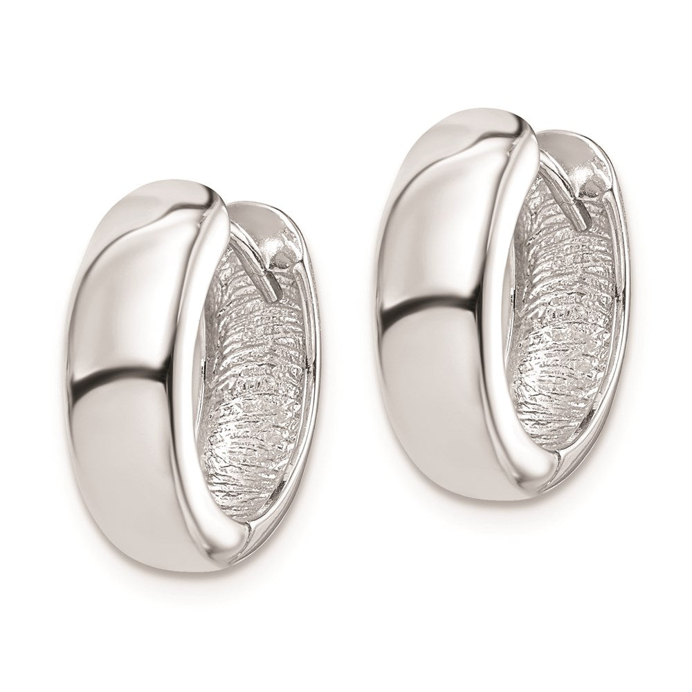 Sterling Silver Rhodium-plated Diamond and Amethyst Earrings
