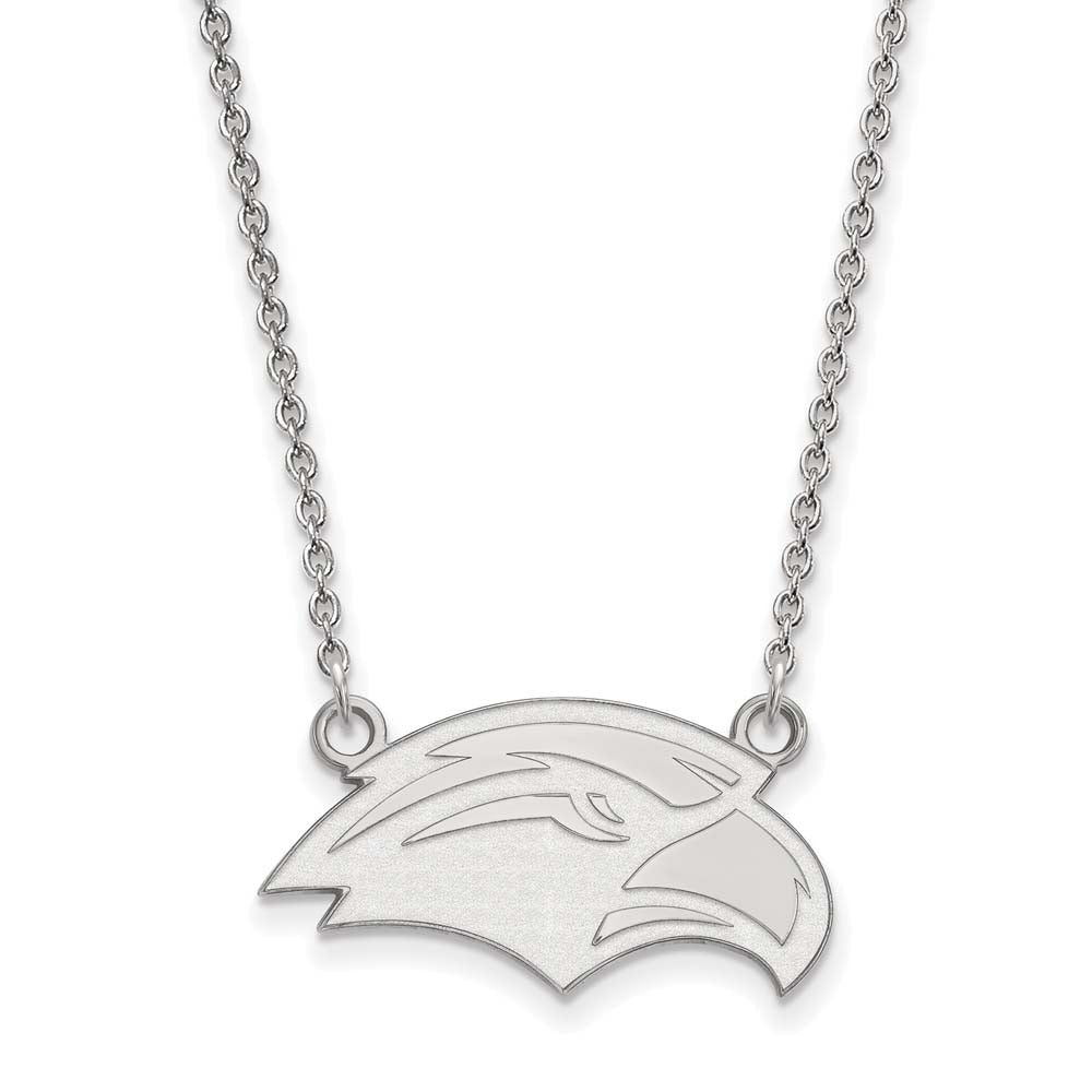 LogoArt SS007USM-18 Sterling Silver University of Southern Miss Pendant with Necklace, Small