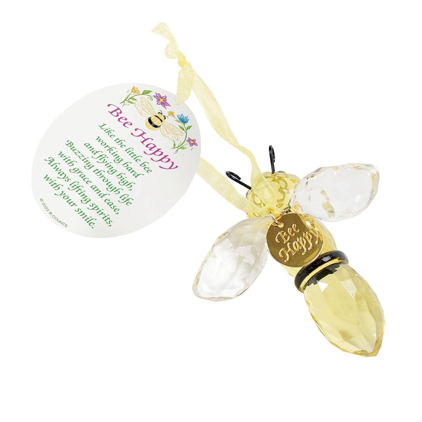 Facets Bee Happy Ornament