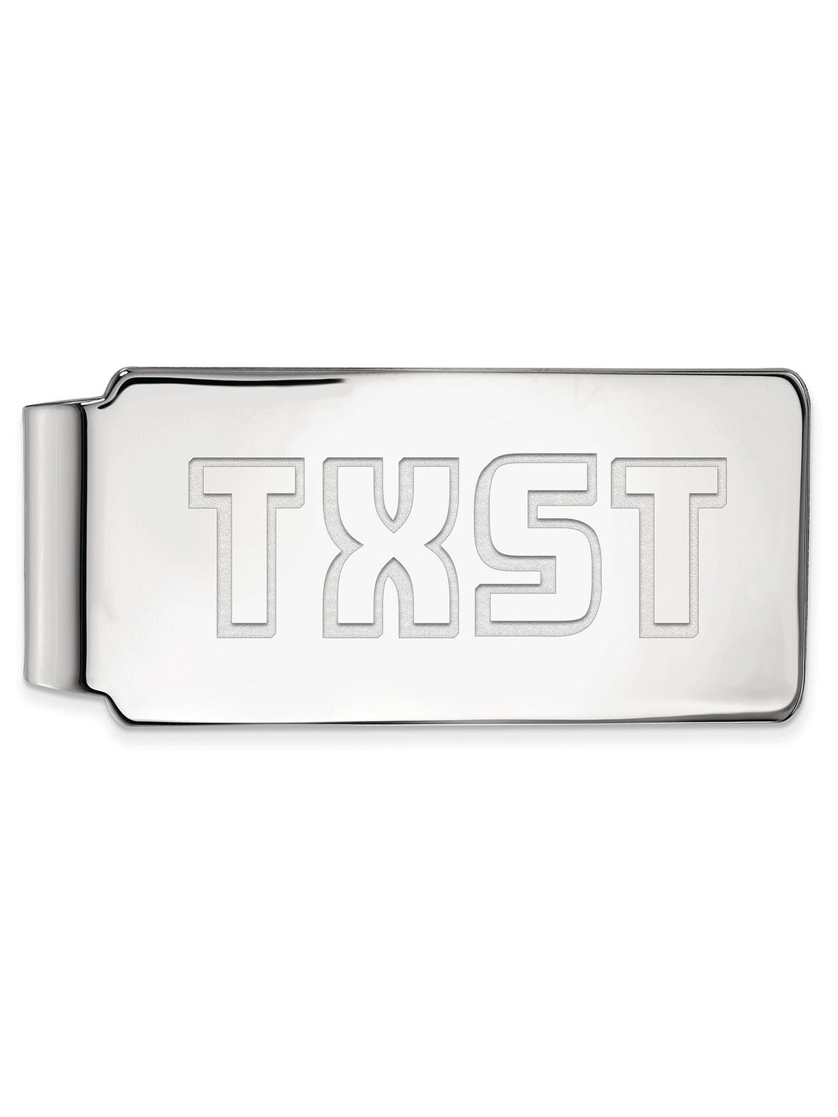 Logoart Sterling Silver Texas State University Money Clip  Men