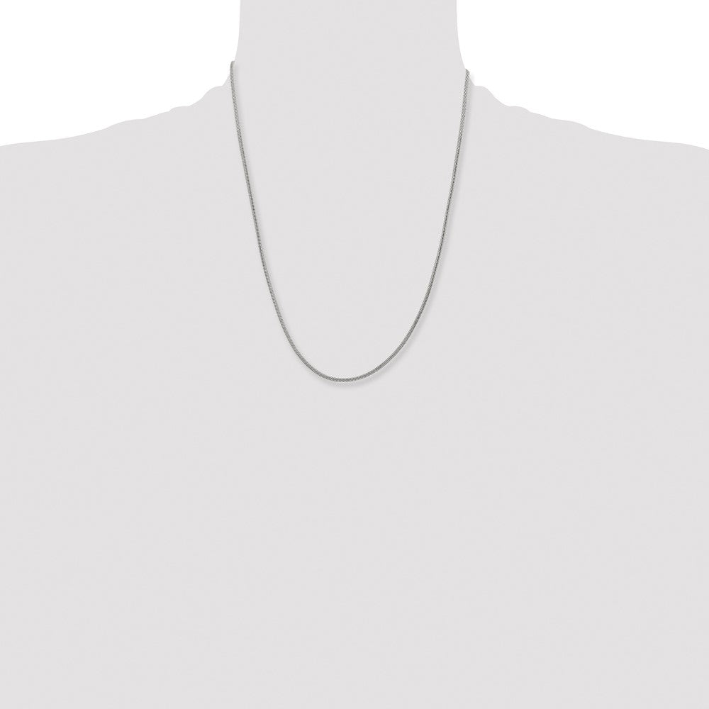 Stainless Steel Polished 2mm 22in Snake Chain