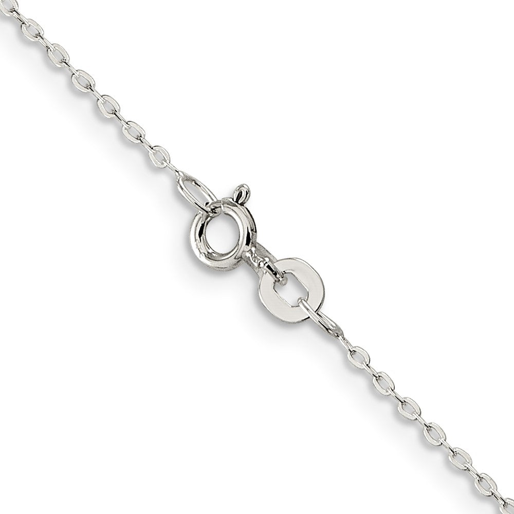 Sterling Silver .5mm Flat Link Cable Chain 20 Inches