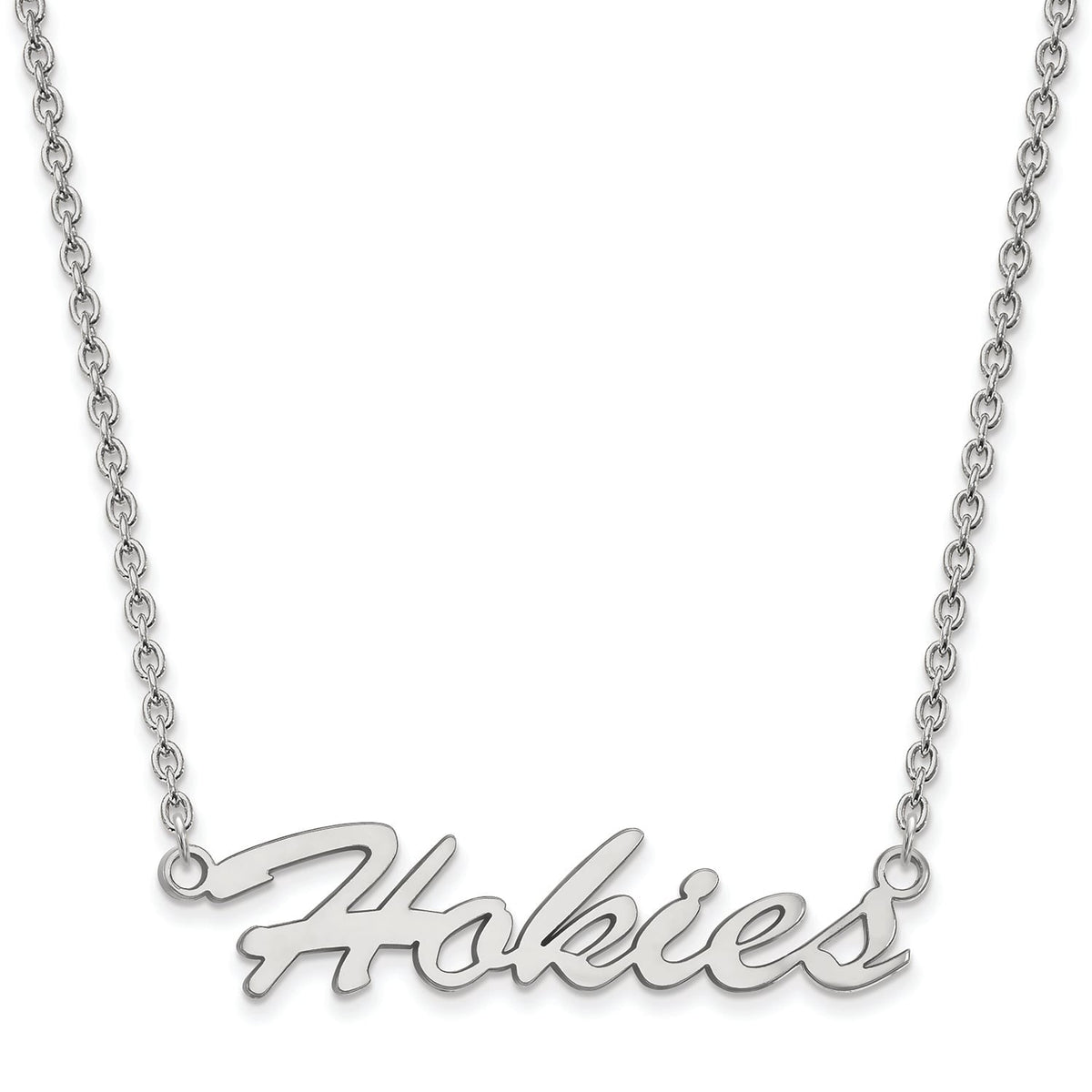 Women's Virginia Tech Hokies Sterling Silver Script Necklace