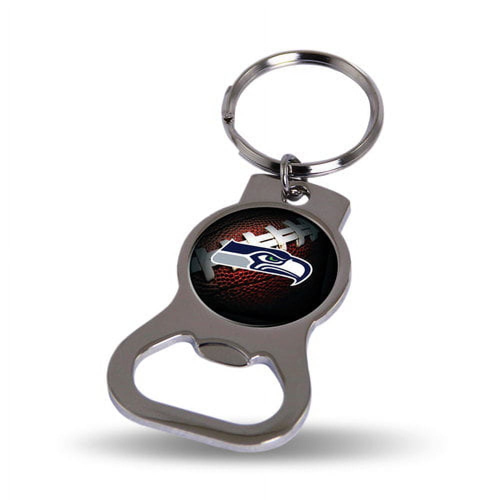 Seattle Seahawks Official NFL 2 inch Bottle Opener Key Chain Keychain by Rico Industries