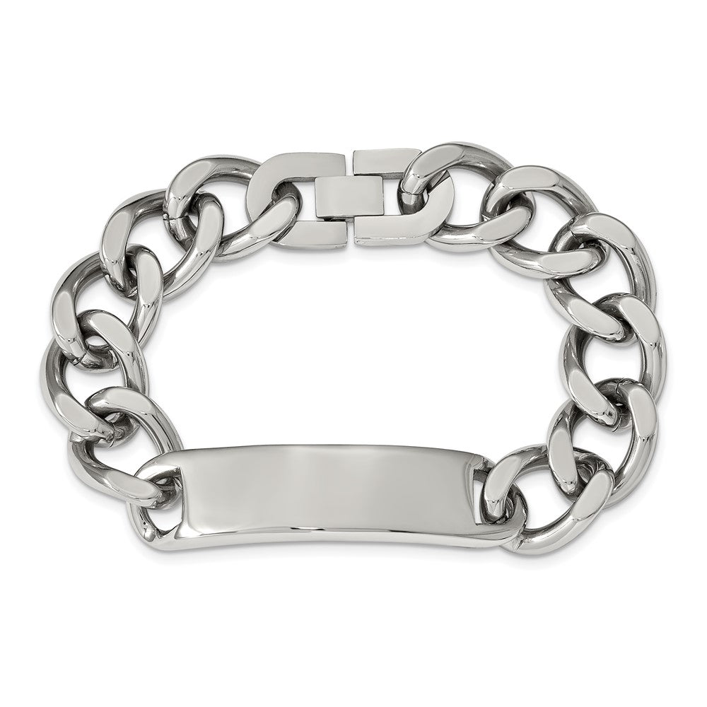 Stainless Steel Polished 8.75in ID Bracelet 9 inches