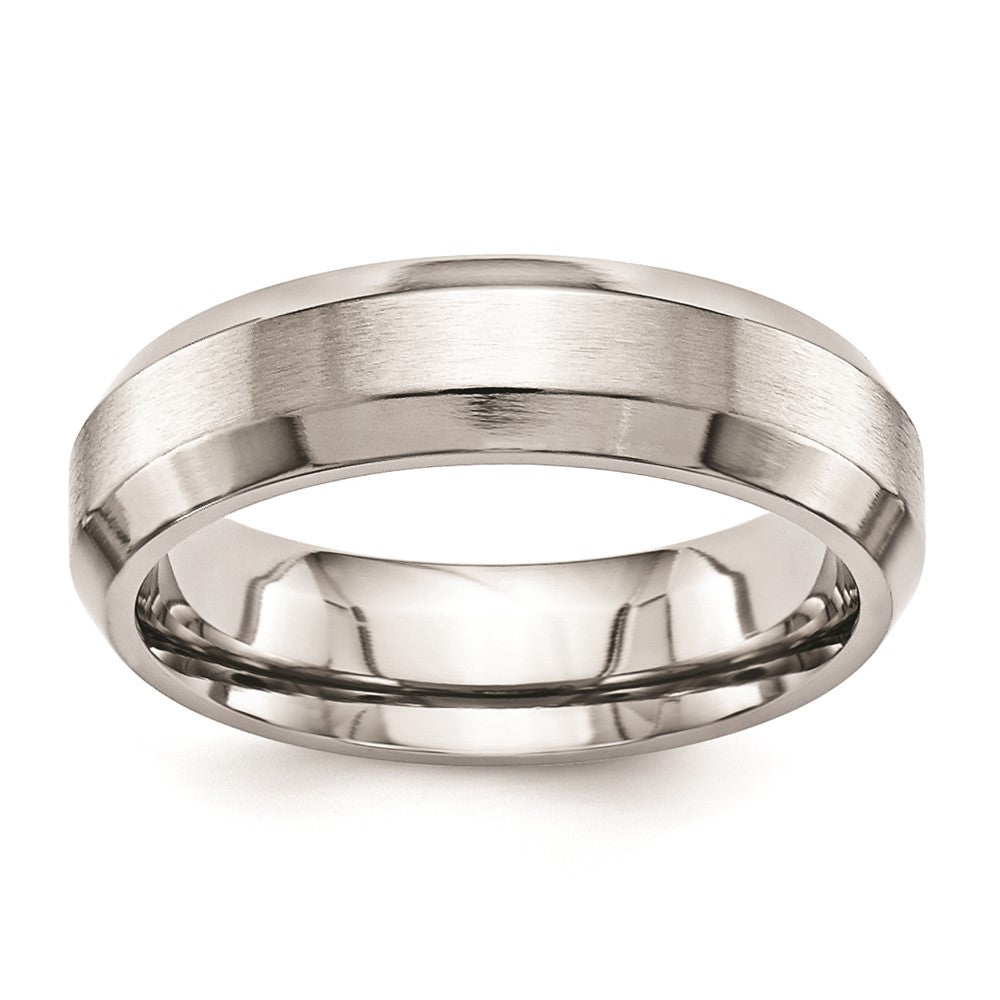 Titanium GTS 6 mm Matte Bvl Edge Ring