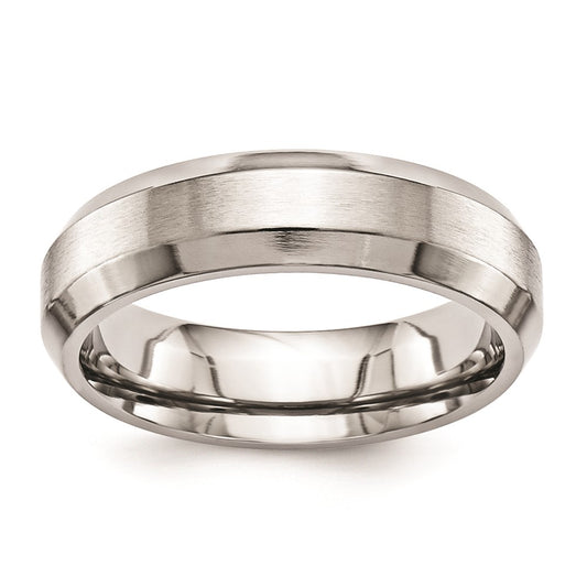 Titanium GTS 6 mm Matte Bvl Edge Ring