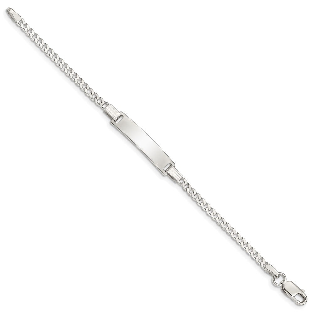 Sterling Silver Baby ID Bracelet 5.5 inches