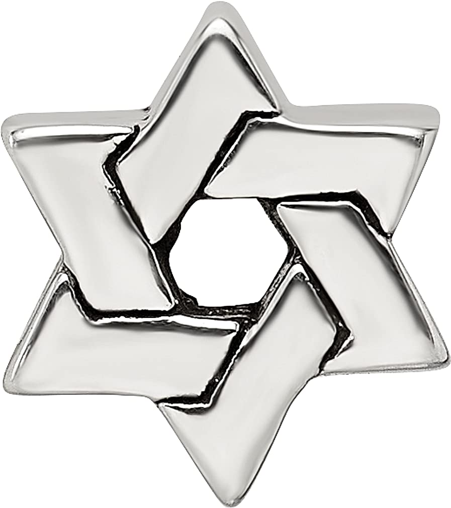 Sterling Silver Reflections Star of David Bead