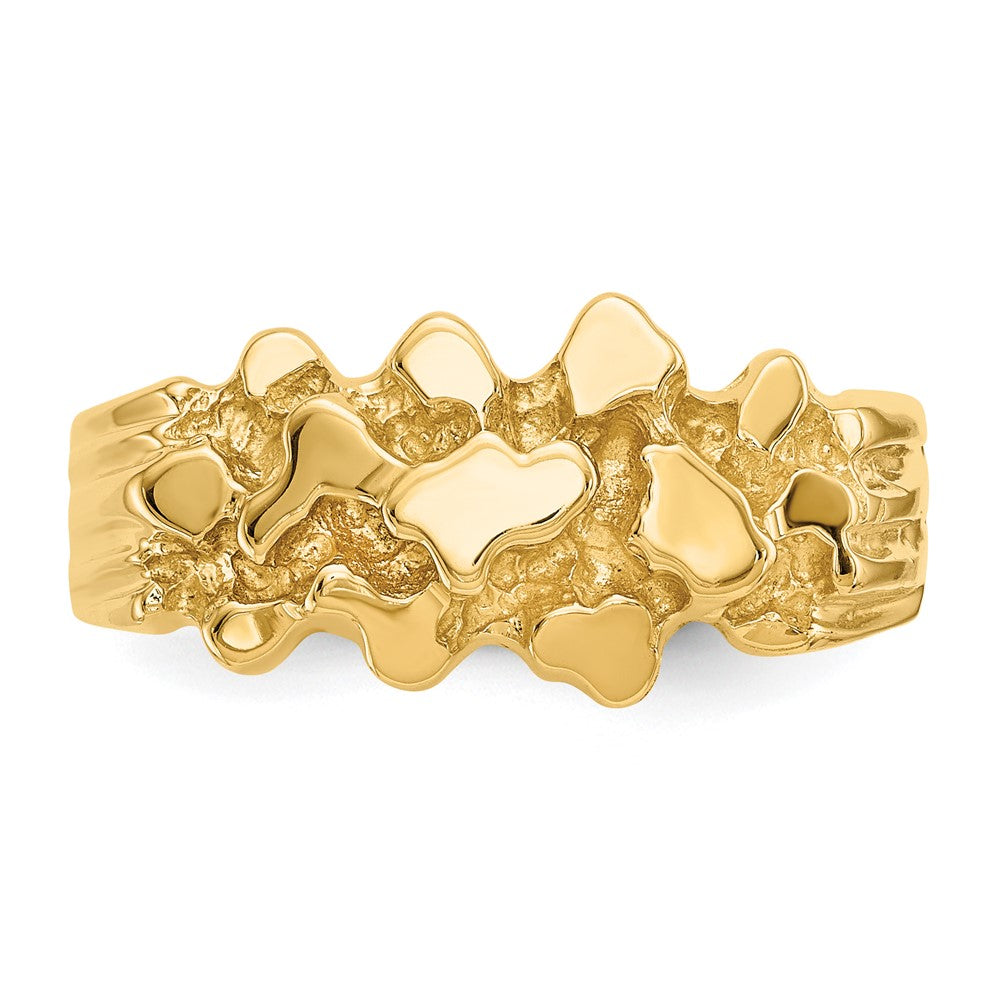 14k Nugget Ring Size 8