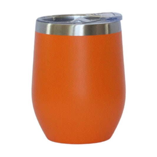 12 Oz Stemless Wine Tumbler - Orange