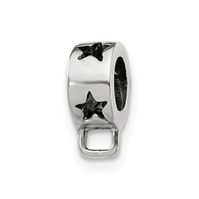 Sterling Silver Reflections Star w/Loop for Click-on Bead