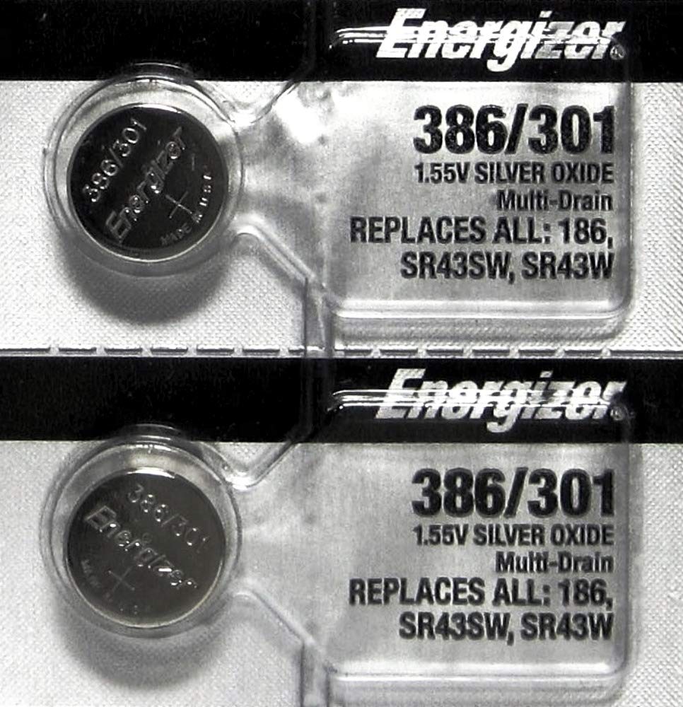 Replacement Battery for Energizer 386/301 (2-Pack) Replacement Battery