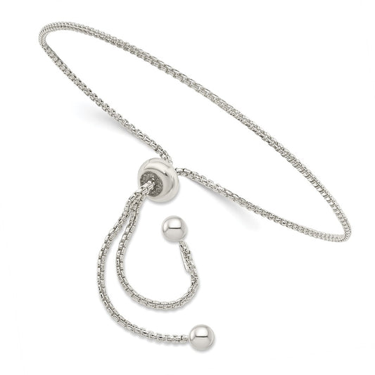 Sterling Silver Adjustable Bracelet 9.25 inches