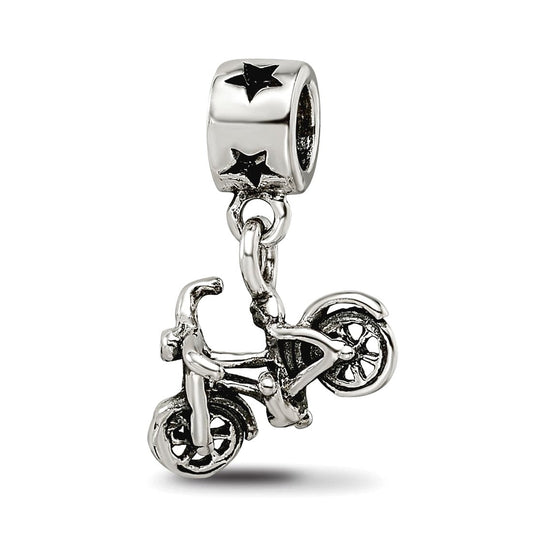 Kids Collection Sterling Silver Bicycle Dangle Reflections Bead