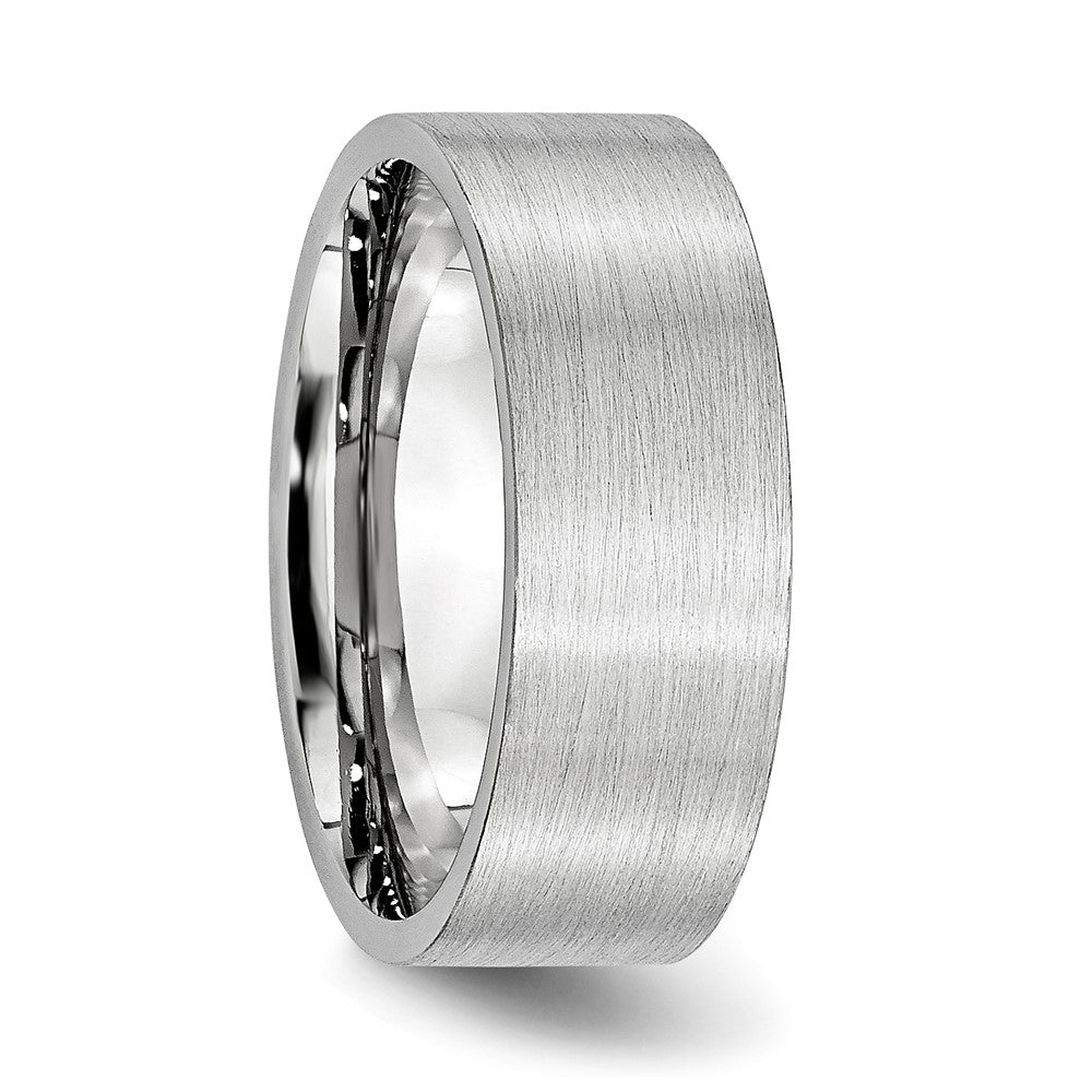 Cobalt Flat Satin 8mm Band Size - 8