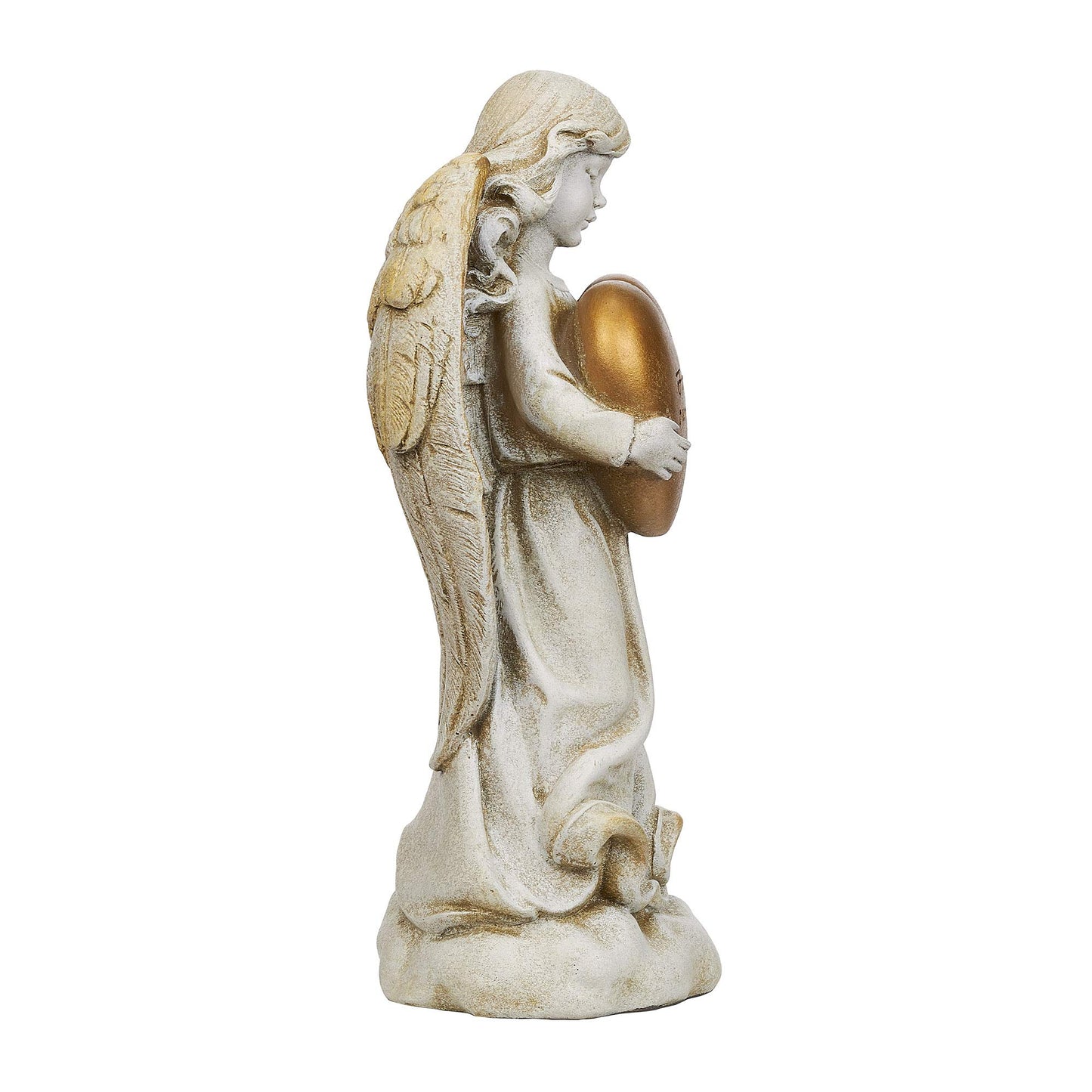 Home & Garden Memorial Heart Angel Polyresin Forever In Hearts 602099