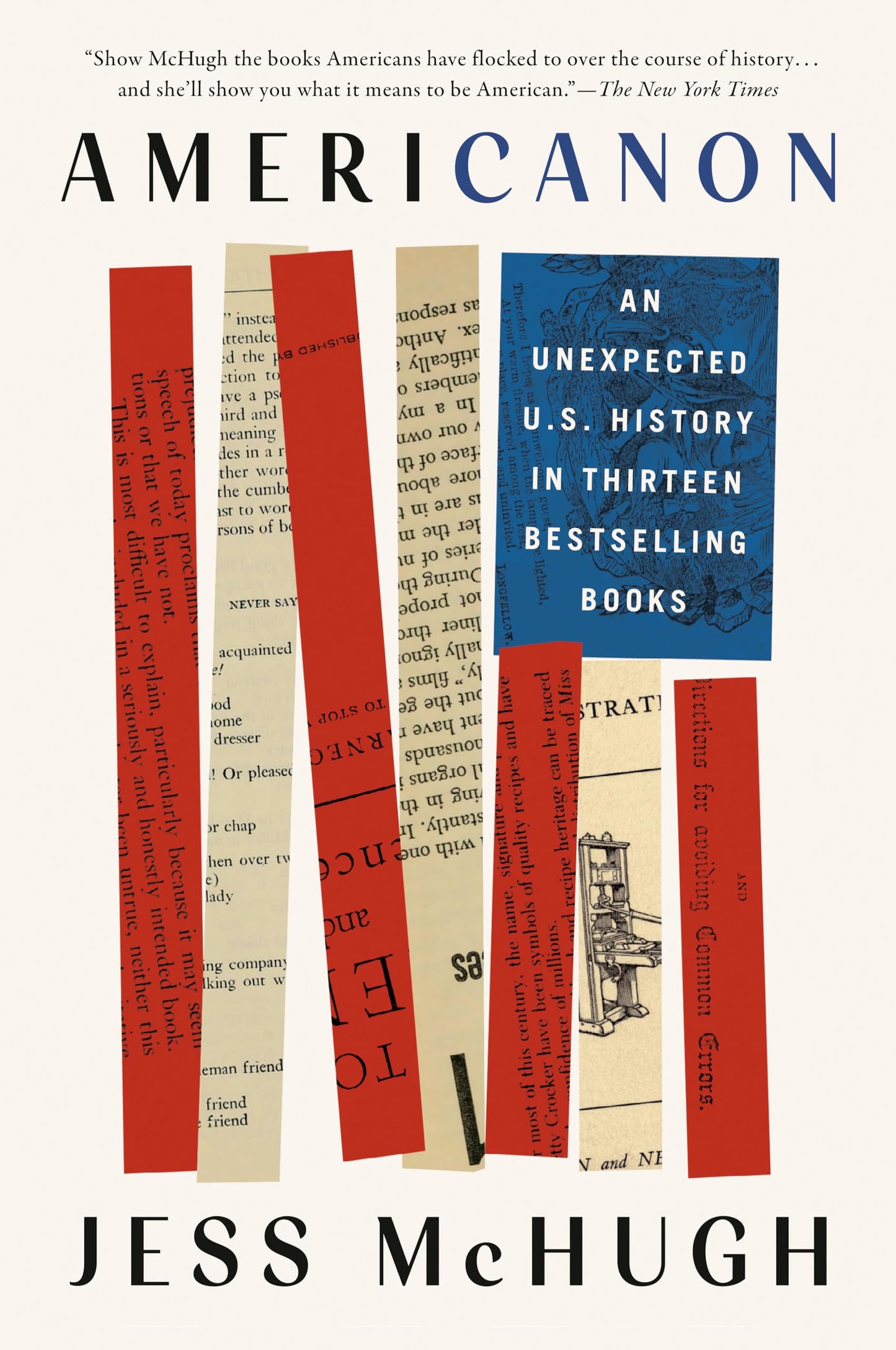 Americanon: An Unexpected U.S. History in Thirteen Bestselling Books [Paperback] McHugh, Jess