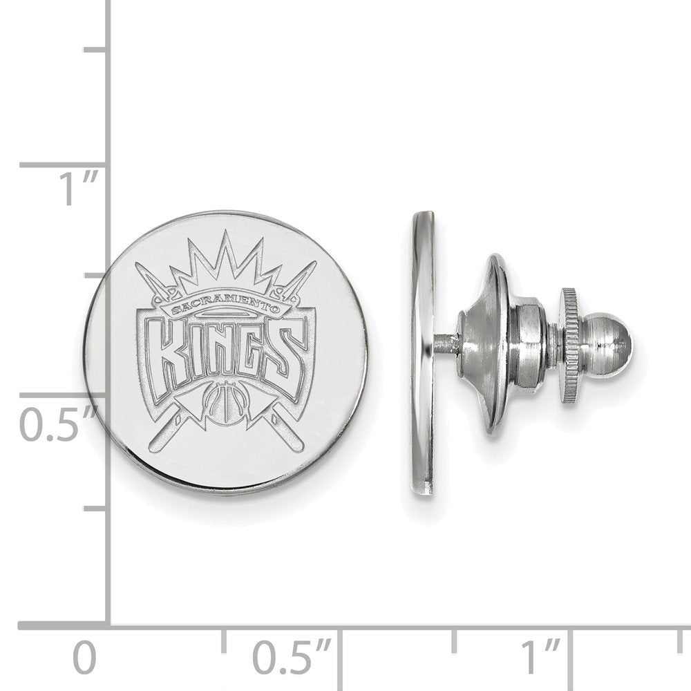 LogoArt NHL Tampa Bay Lightning Sterling Silver Dangle Ball Earrings