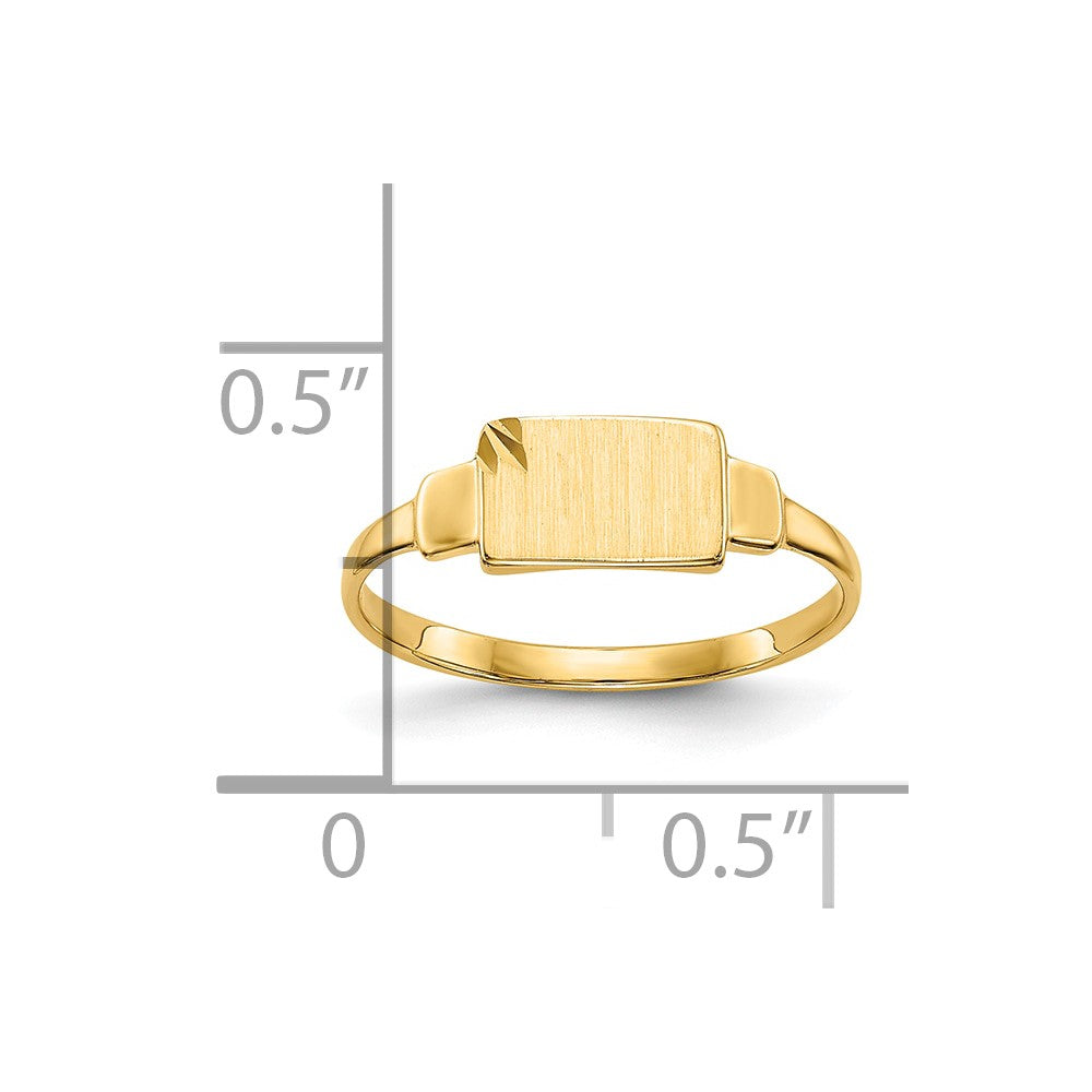 10K Signet Ring Yellow Gold