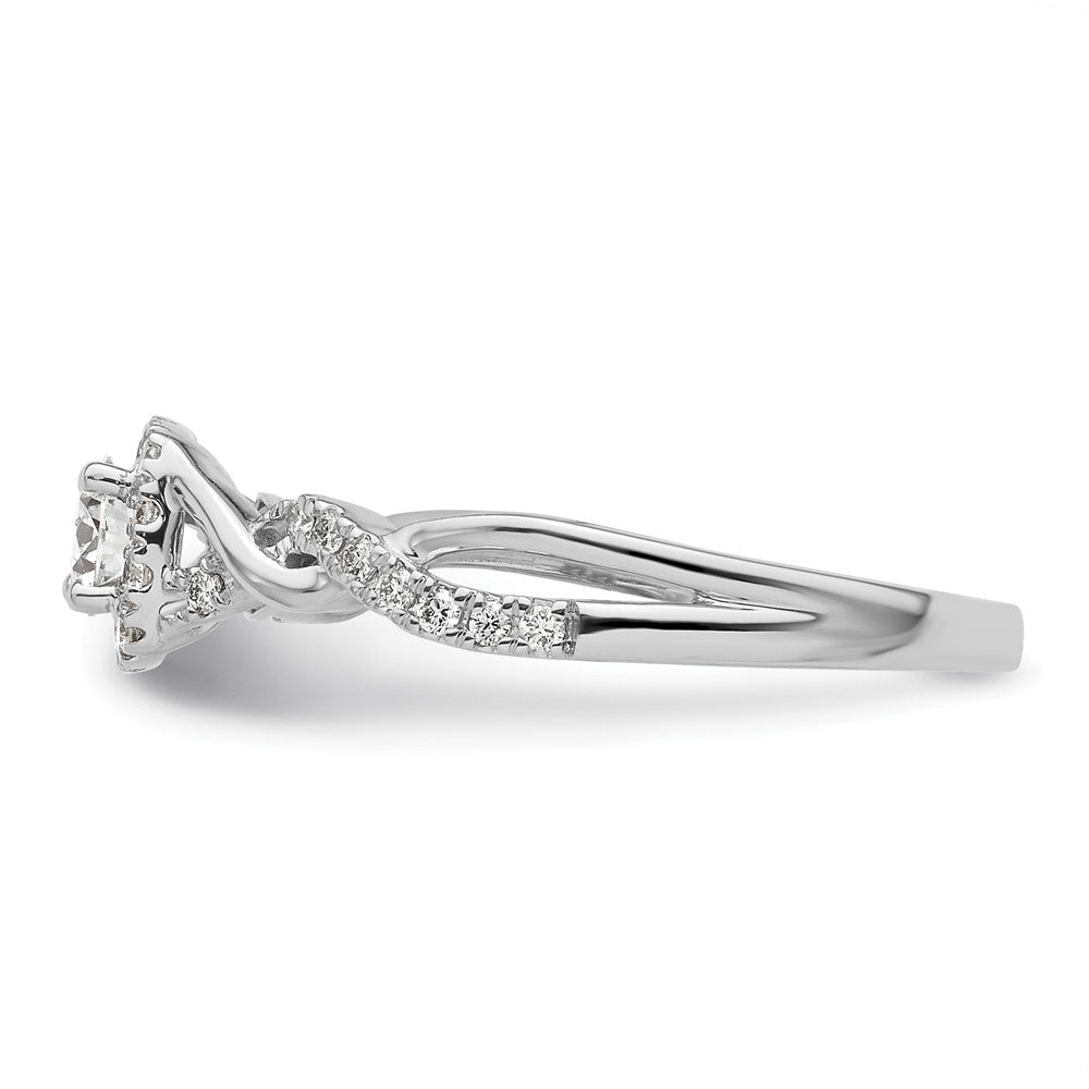 10k White Gold VS/SI+ G+ Lab Grown Diamond Ring