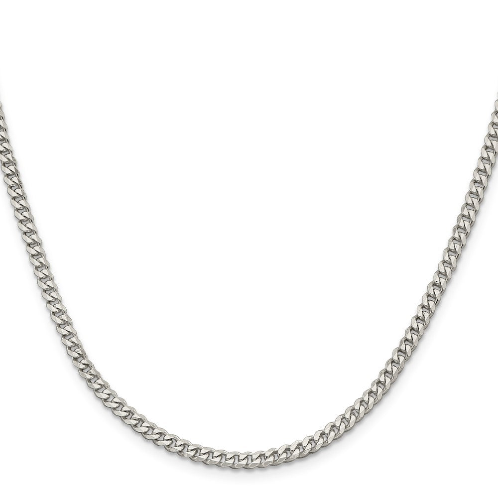 Sterling Silver 3.5mm Curb Chain 26 Inches