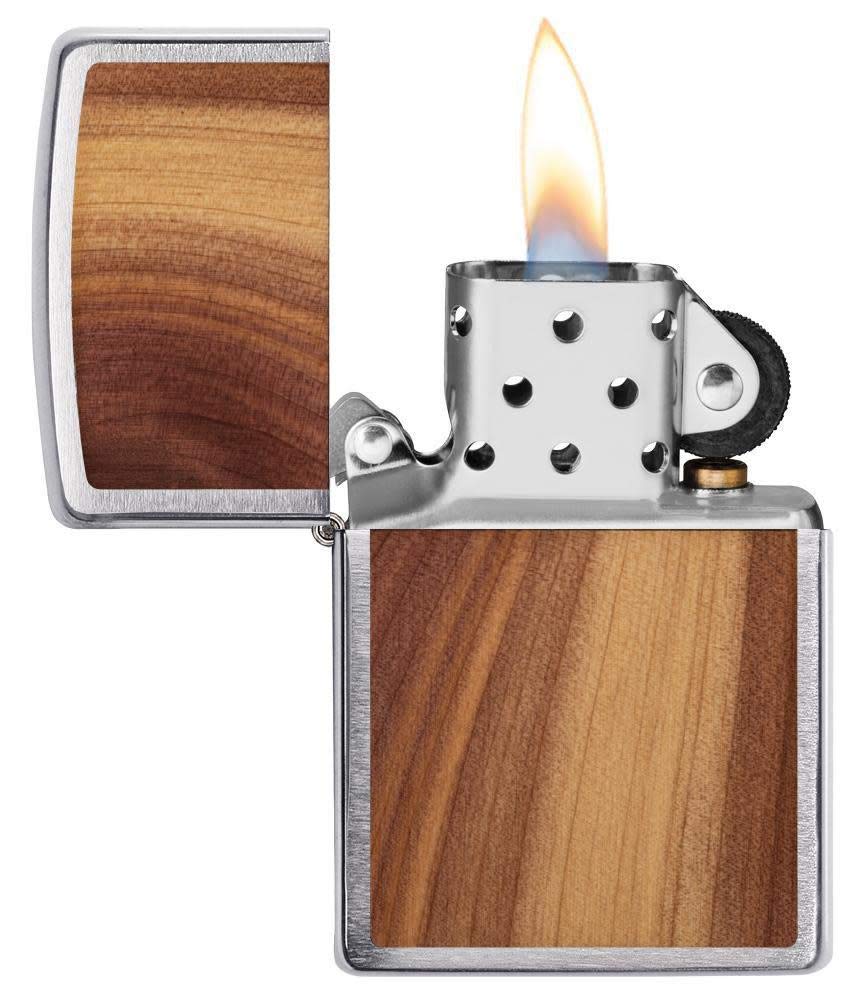 Zippo WoodChuck USA Cedar Windproof Pocket Lighter