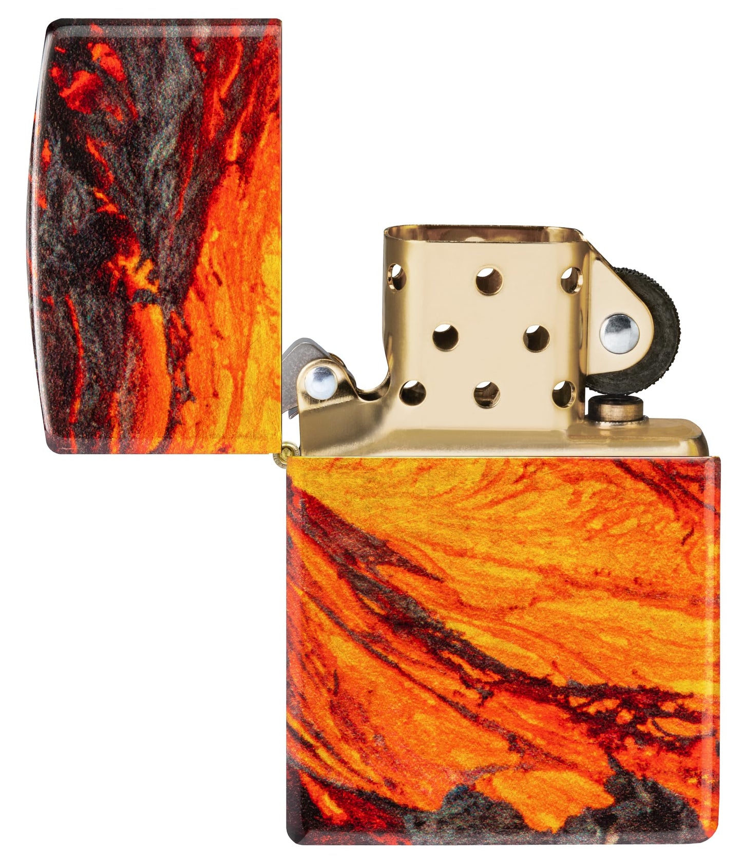 Zippo Lava Flow Design 540 Fusion Pocket Lighter