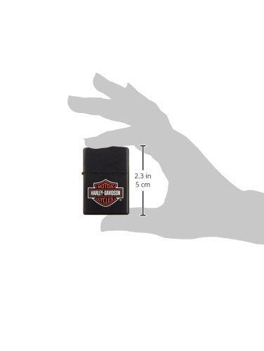 Zippo 218HD.H252 H-D Logo, Black Matte