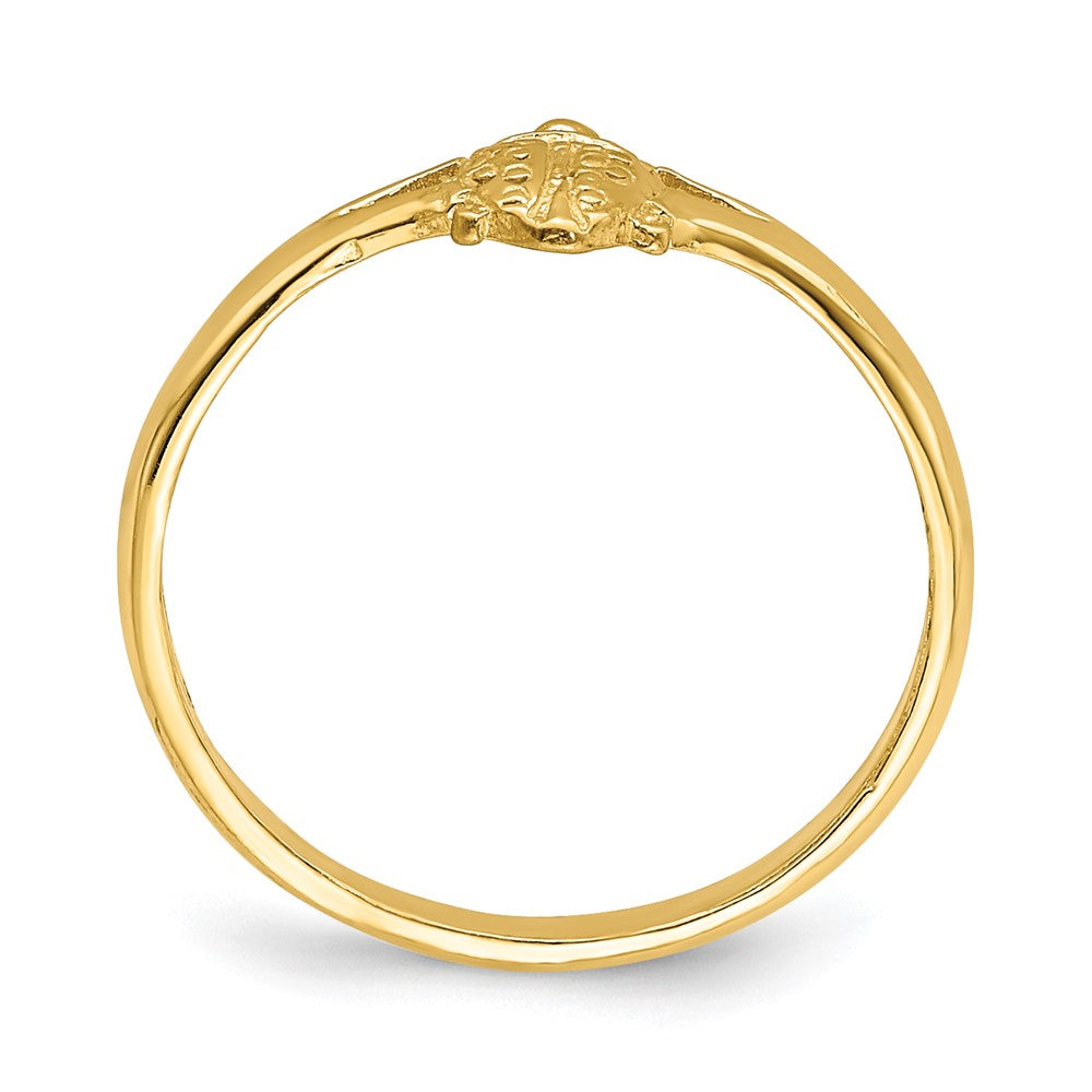 14k Ladybug Baby Ring Size 1