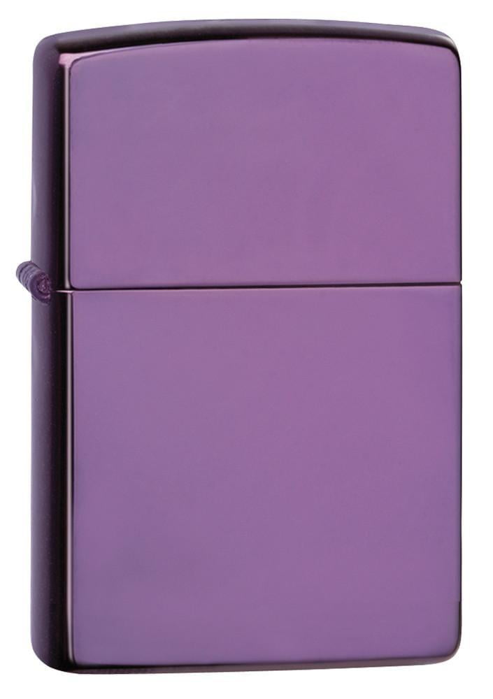 Zippo High Polish Purple Pocket Lighter