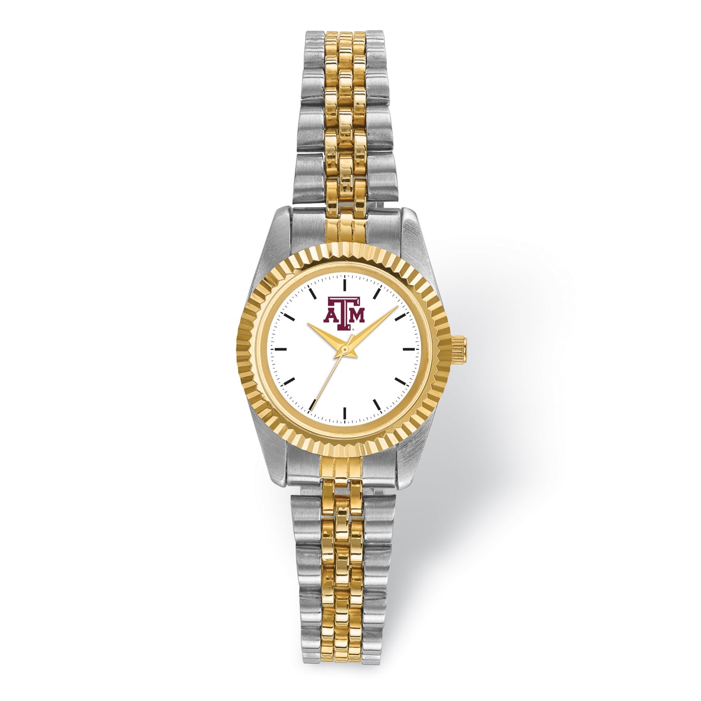 LogoArt Texas A&M University Pro Two-tone Ladies Watch
