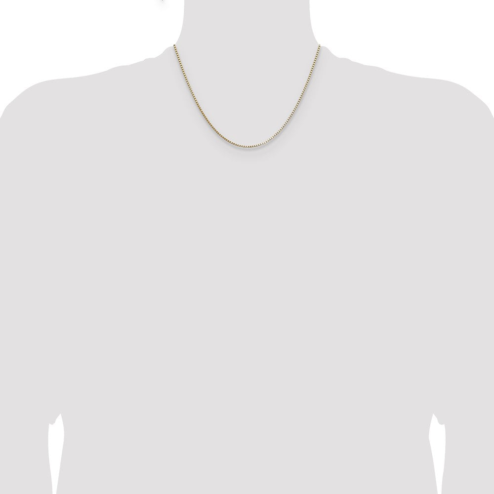 14K 1.10mm Box Chain