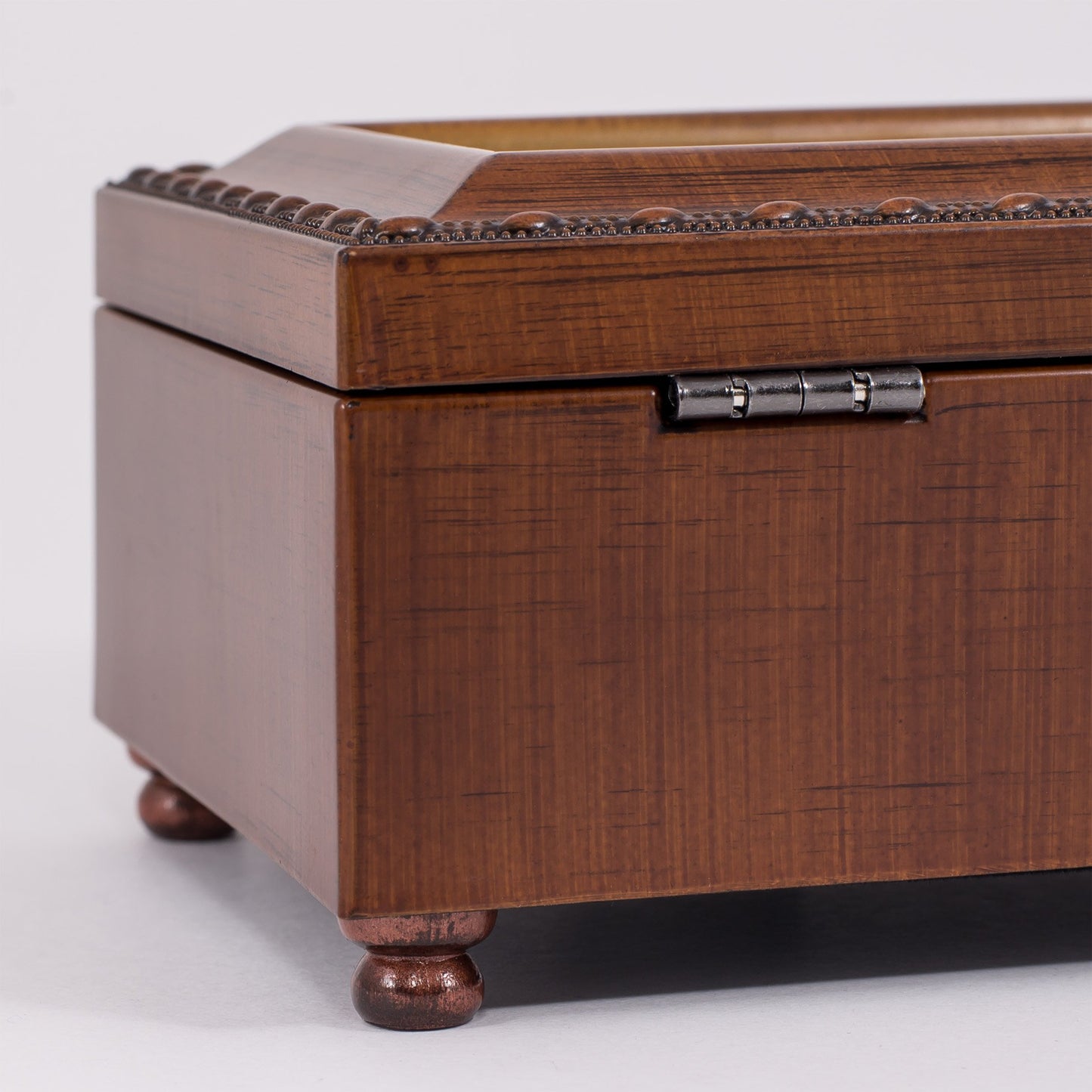 Retirement Finally Woodgrain Petite Music Box / Jewelry Box Pl...
