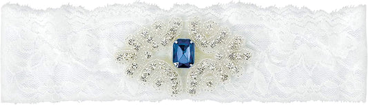 Lace Bridal Garter (One Size Fits Most) (Lace With Rhinestone)