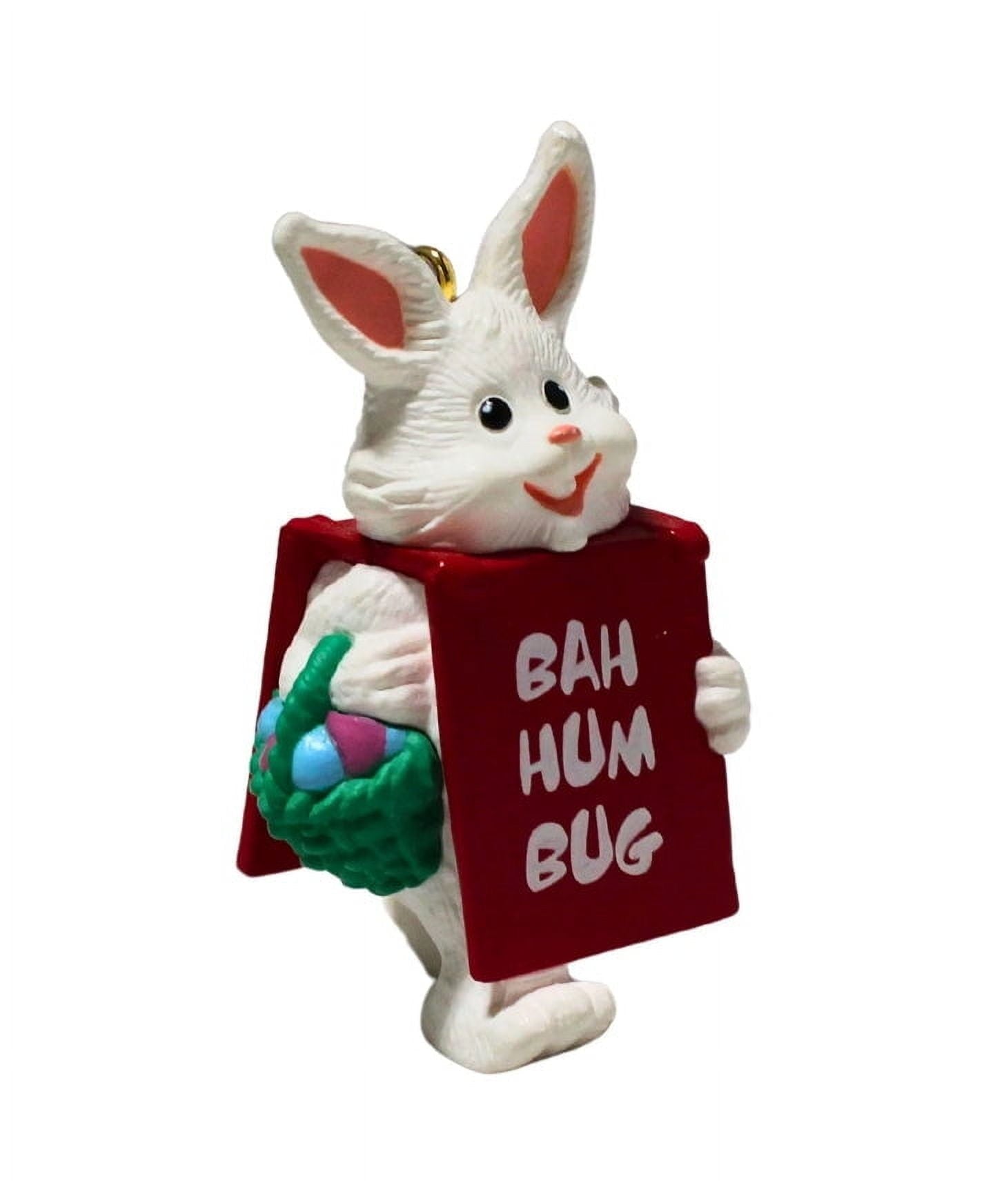 1990 Billboard Bunny (Bunny) Hallmark Keepsake Christmas Tree Ornaments QX519-6