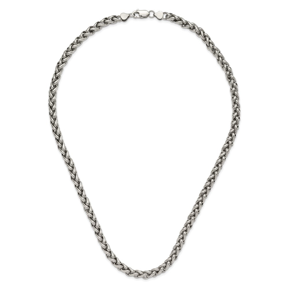 Stainless Steel Polished 24in Necklace