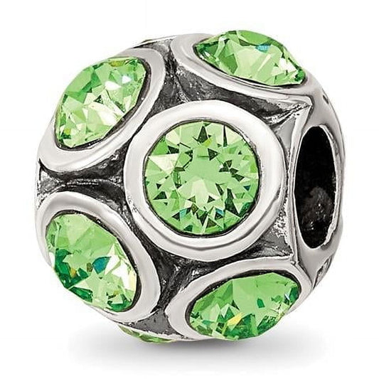 Sterling Silver Reflections August Preciosa Crystal Bead