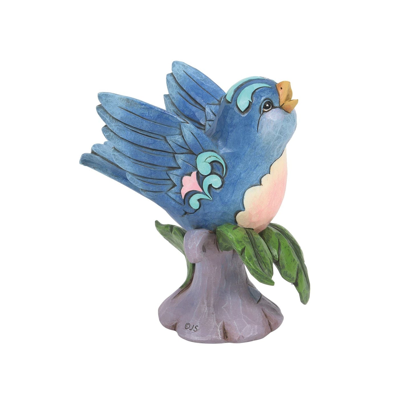Enesco Jim Shore Heartwood Creek Bluebird on Branch Figurine