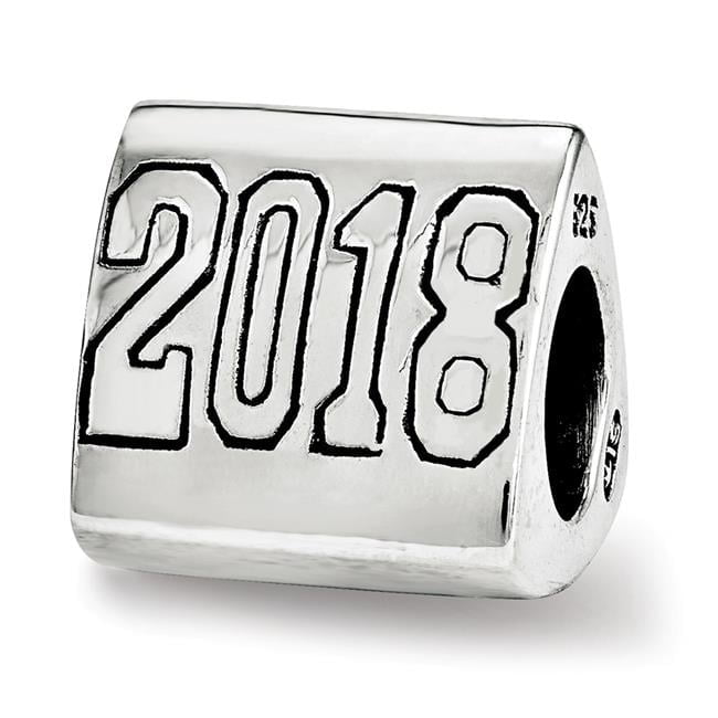 Sterling Silver Reflections Grad 2018 Trilogy Bead