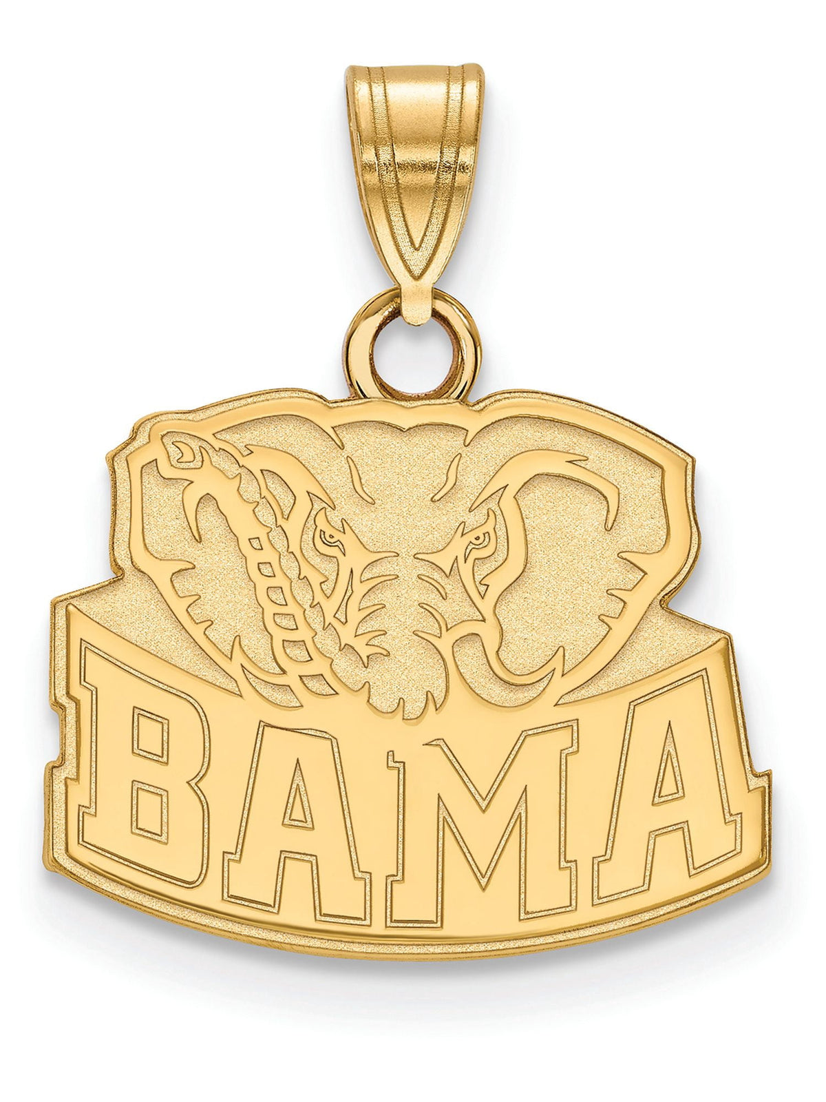 10k Gold LogoArt University of Alabama Elephant Small Pendant Q1Y074UAL