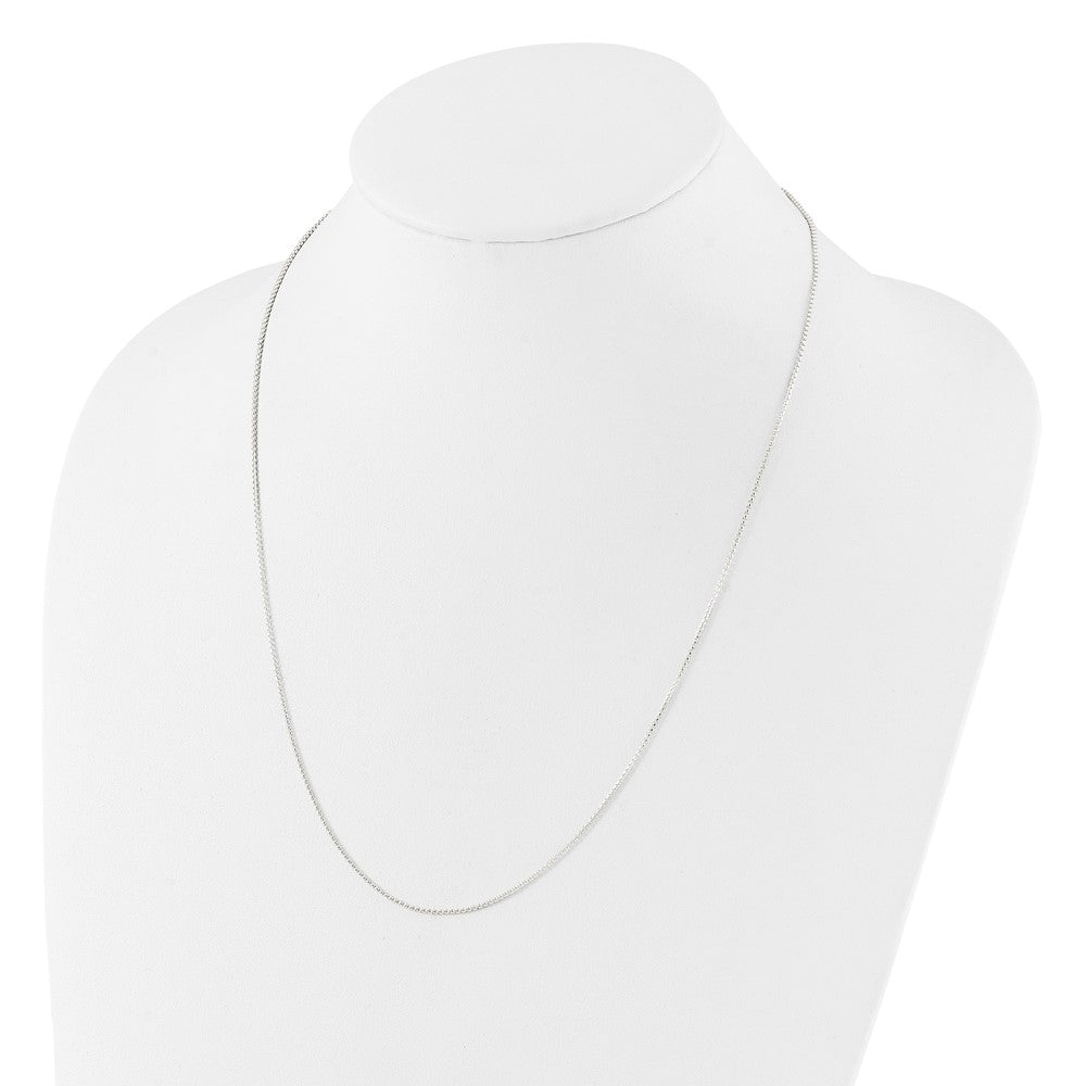 Sterling Silver Polished Adjustable Necklace 24 Inches