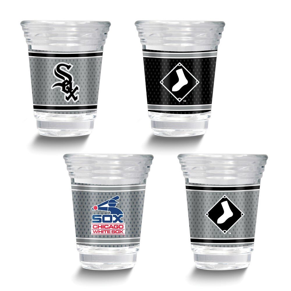 MLB Chicago White Sox 4-piece 2 oz. Shot Glass Set
