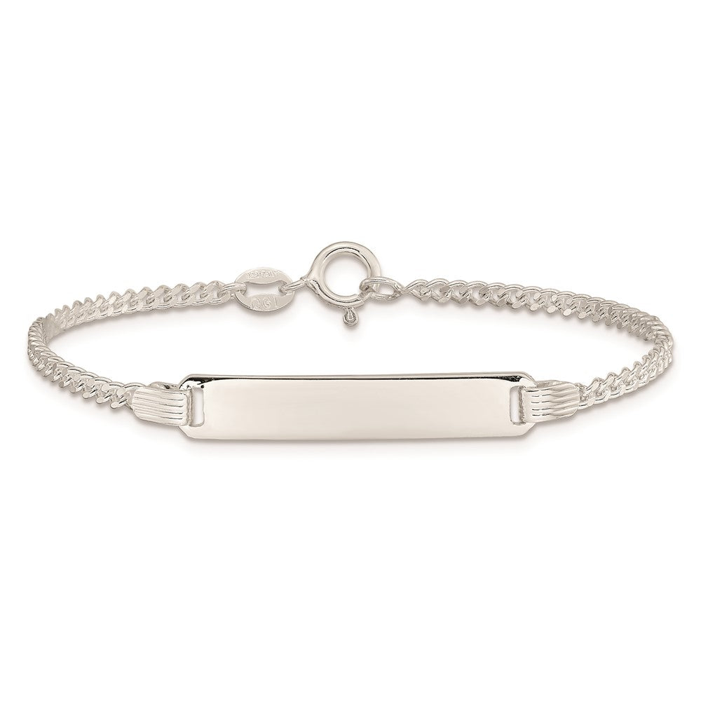 Sterling Silver Children's ID Bracelet 6 inches