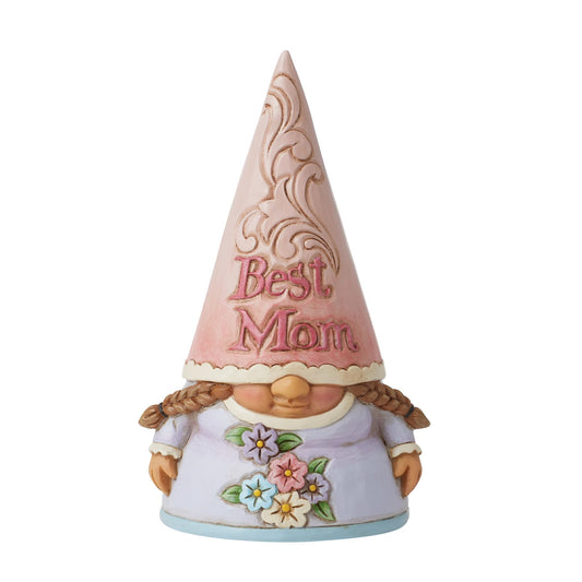Enesco Jim Shore Best Mom Gnome, Figurine, 5.1in H