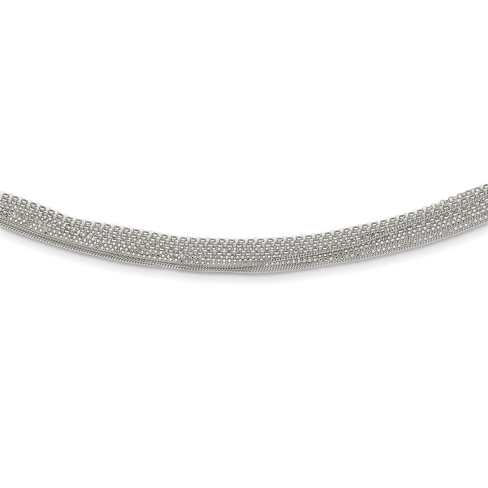 Sterling Silver Multi-Chain Necklace