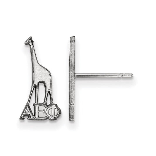 Sterling Silver Official Licensed Greek Sororities Alpha Epsilon Phi XS Post Earrings